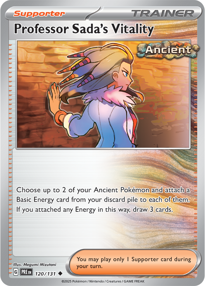 SV8.5 Prismatic Evolutions 120- Professor Sada’s Vitality