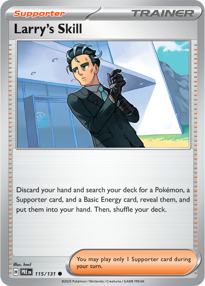SV8.5 Prismatic Evolutions 115 - Larry’s Skill