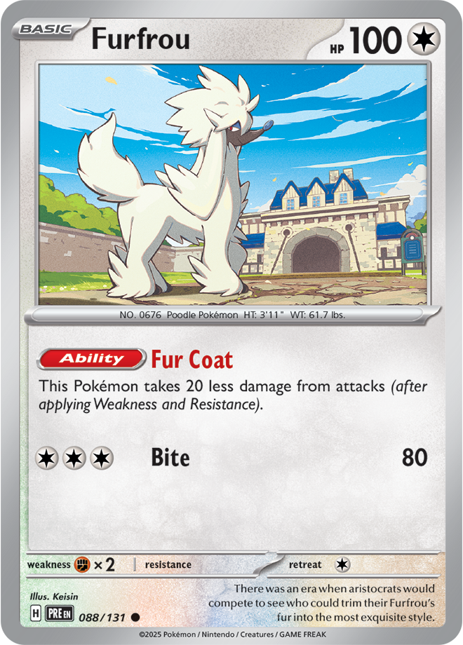 SV8.5 Prismatic Evolutions 088- Furfrou