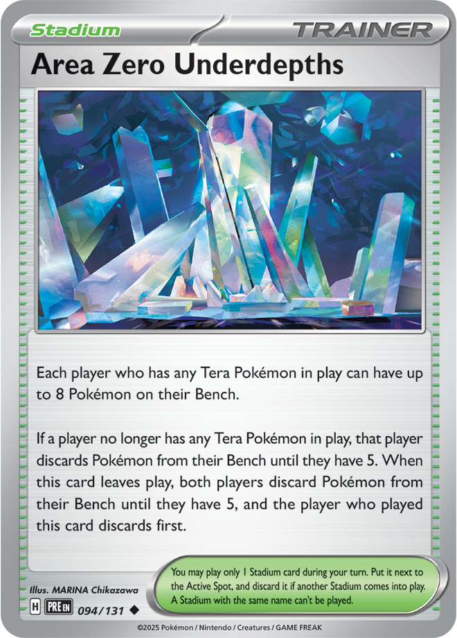 SV8.5 Prismatic Evolutions 094- Area Zero Underdepths