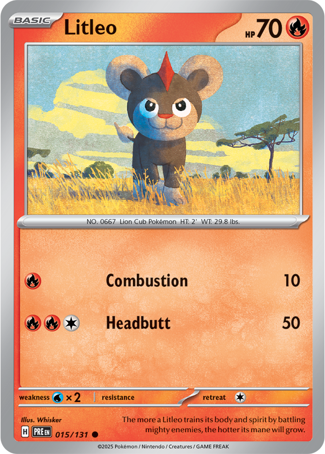 SV8.5 Prismatic Evolutions 015 - Litleo