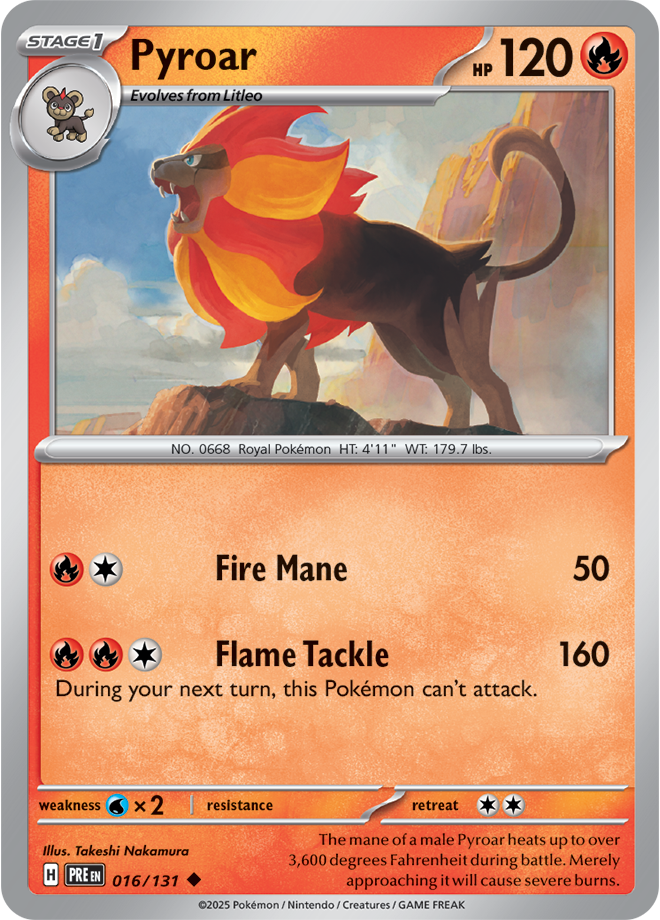 SV8.5 Prismatic Evolutions 016 - Pyroar