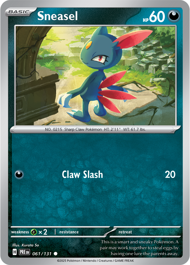 SV8.5 Prismatic Evolutions 061 - Sneasel