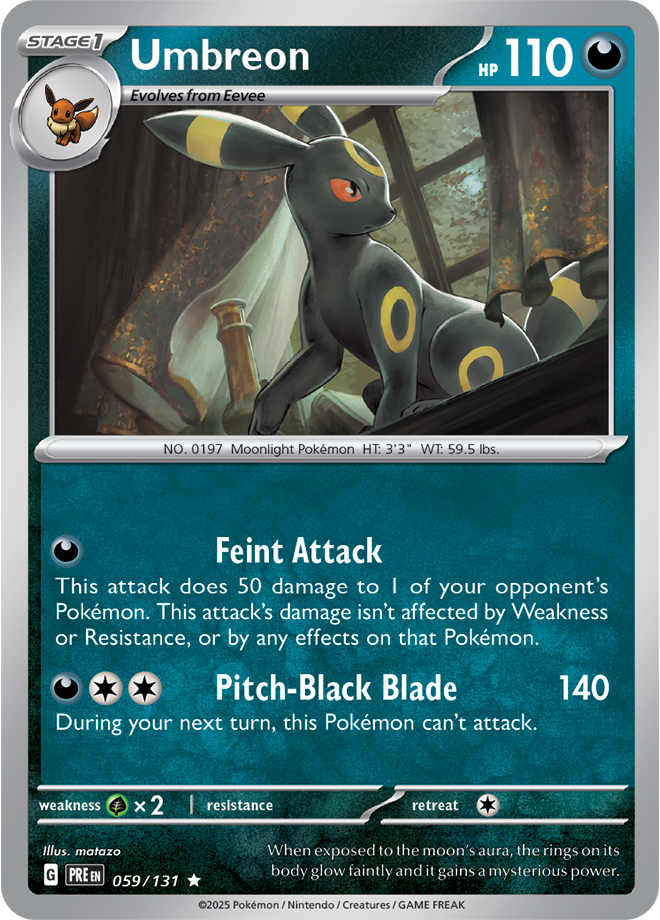 SV8.5 Prismatic Evolutions 059 - Umbreon