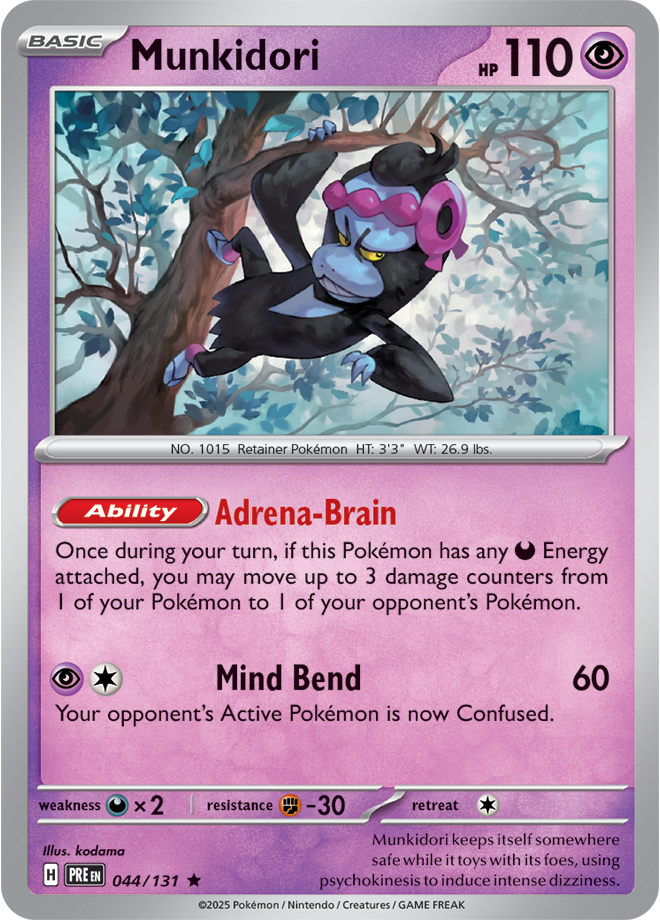 SV8.5 Prismatic Evolutions 044- Munkidori