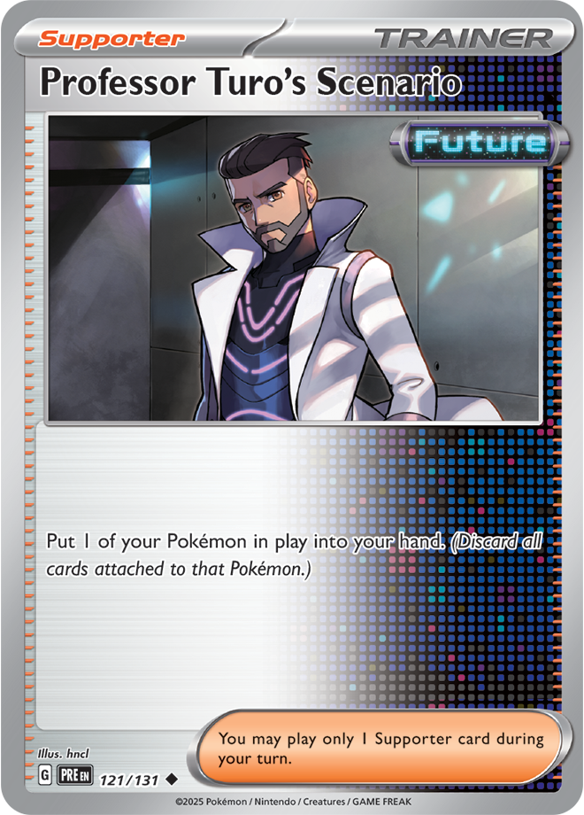 SV8.5 Prismatic Evolutions 121- Professor Turo’s Scenario