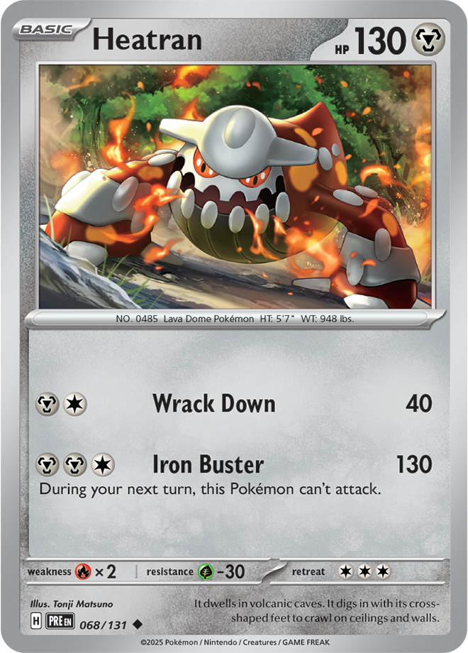 SV8.5 Prismatic Evolutions 068 - Heatran