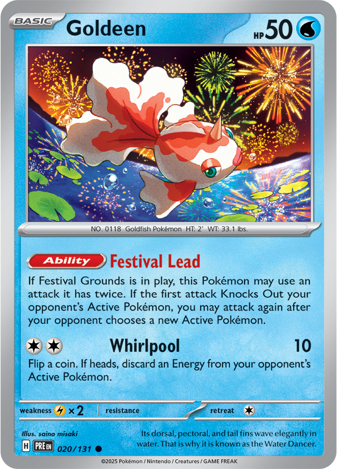 SV8.5 Prismatic Evolutions 020 - Goldeen