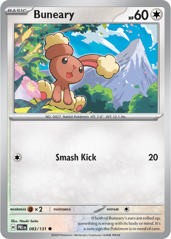 SV8.5 Prismatic Evolutions 083 - Buneary