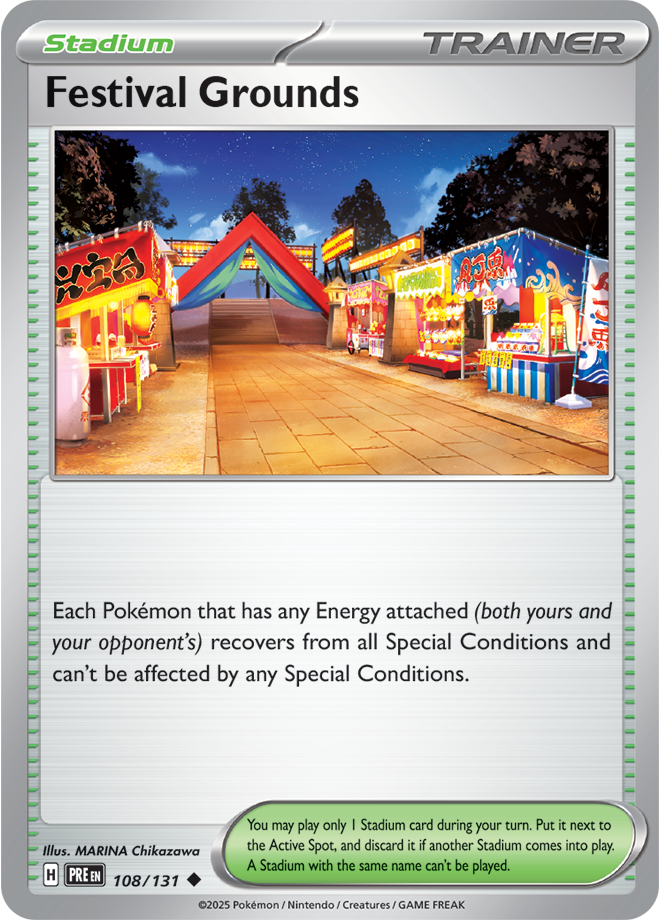SV8.5 Prismatic Evolutions 108 - Festival Grounds