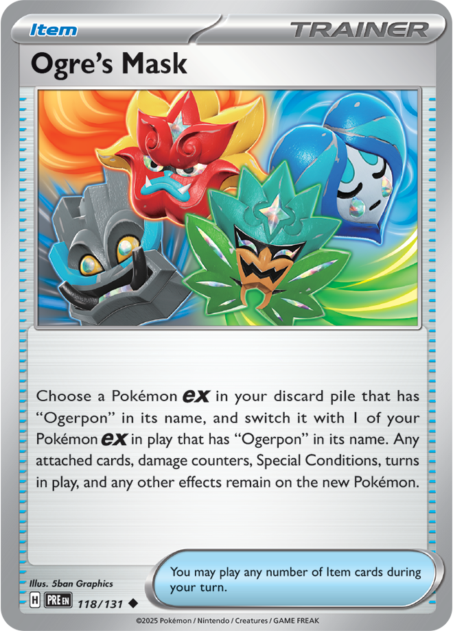 SV8.5 Prismatic Evolutions 118 - Ogre’s Mask