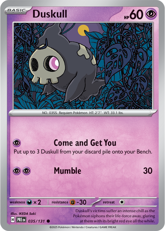 SV8.5 Prismatic Evolutions 035 - Duskull