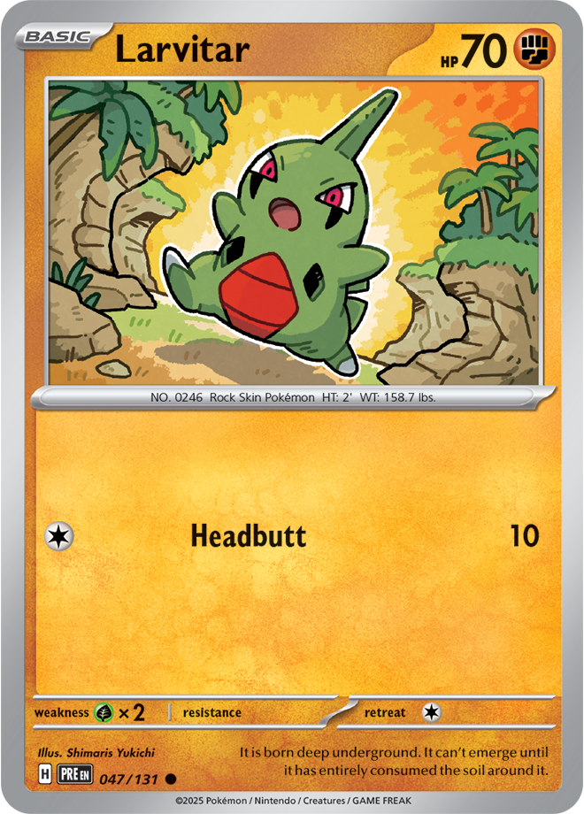 SV8.5 Prismatic Evolutions 047- Larvitar