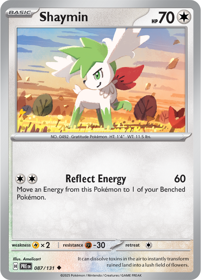 SV8.5 Prismatic Evolutions 087- Shaymin