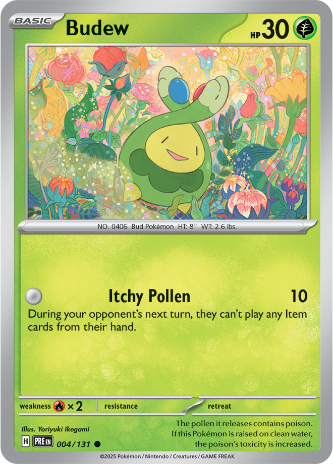 SV8.5 Prismatic Evolutions 004 - Budew