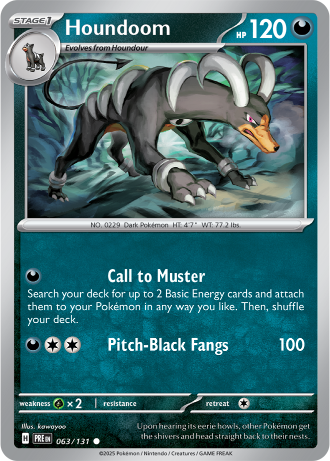 SV8.5 Prismatic Evolutions 063 - Houndoom