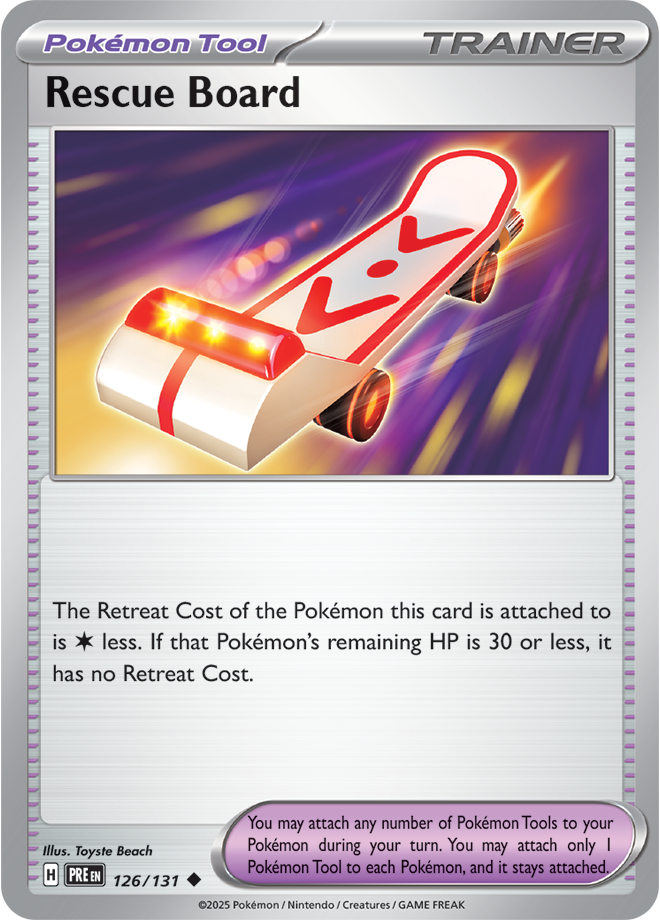 SV8.5 Prismatic Evolutions 126 - Rescue Board