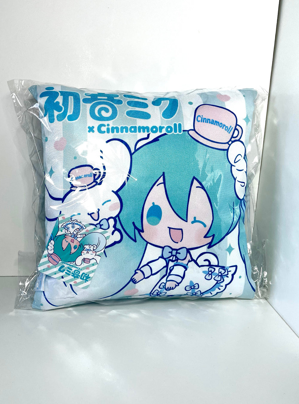 Hatsune Miku x Cinnamoroll Print Cushion Pillow Plushie