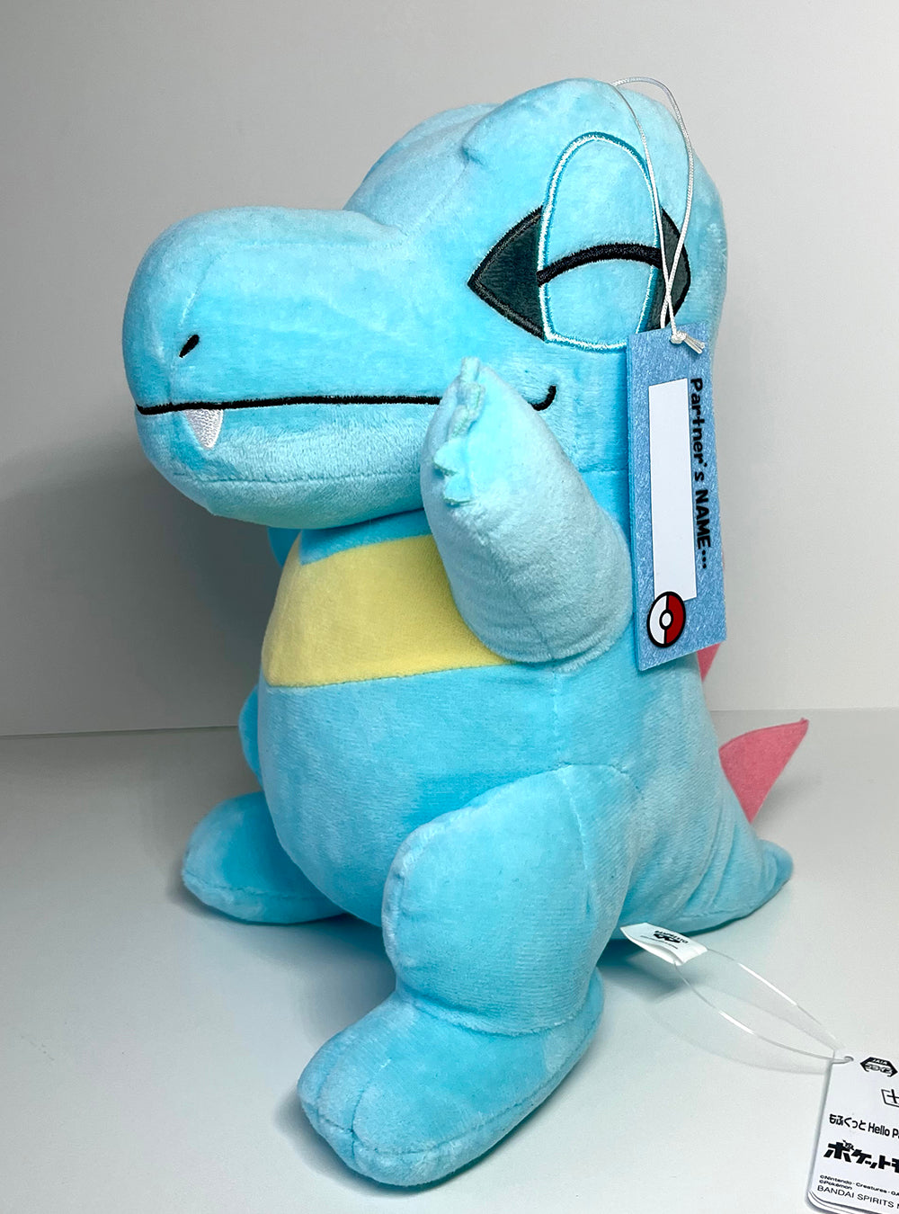 Pokémon - Totodile - Hello Partner Mofugutto Plushie 25cm