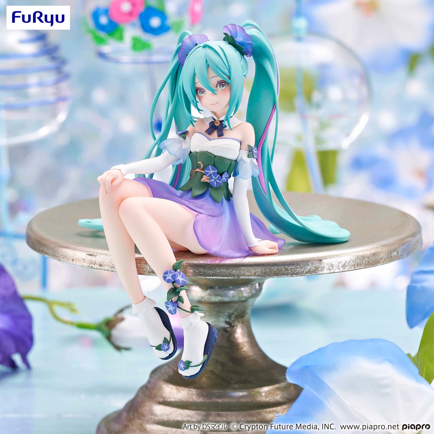Hatsune Miku - Flower Fairy Morning Glory Pink Color Ver. Noodle Stopper Figure