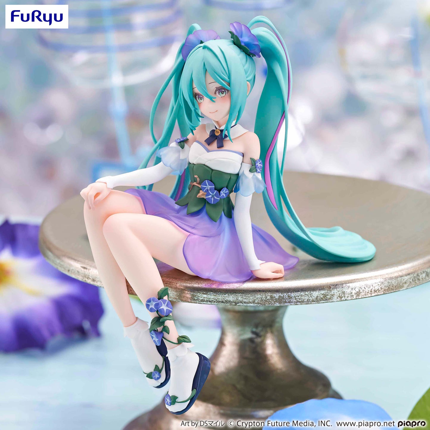 Hatsune Miku - Flower Fairy Morning Glory Pink Color Ver. Noodle Stopper Figure