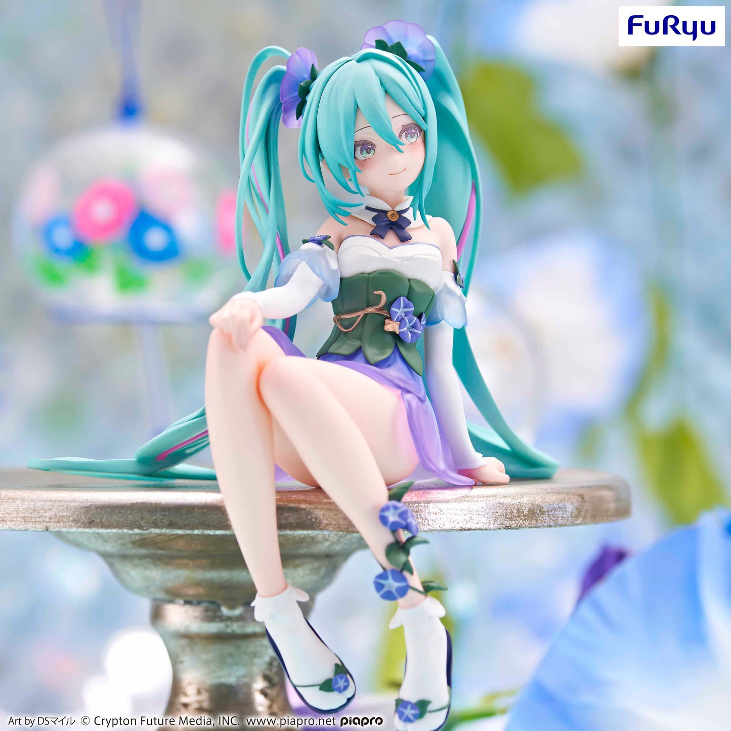 Hatsune Miku - Flower Fairy Morning Glory Pink Color Ver. Noodle Stopper Figure
